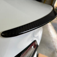 JSD Carbon Fiber Performance Tail Spoiler for Tesla Model Y 2020 - 2024, Gloss Finish