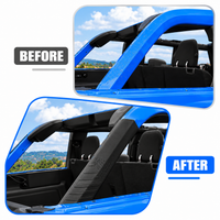 JSD Roll Bar D-Pillar Covers for 2021+ Ford Bronco 4-Door, Black, 2PCS (Not for Bronco Sport)
