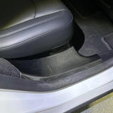 Carbon Fiber Rear Seat Side Cover for Tesla Model Y, Gloss by JSD Space