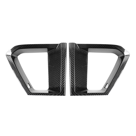 JSD Dry Carbon Fiber Grille Inserts; (2024+ Mustang Dark Horse)
