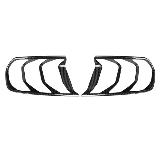 JSD Dry Carbon Fiber Taillight Trim Bezel for 2018-2023 Mustang (Excluding GT350)