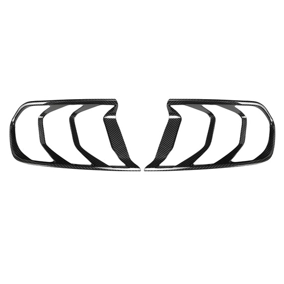 JSD Dry Carbon Fiber Taillight Trim Bezel for 2018-2023 Mustang (Excluding GT350)