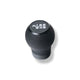 JSD 6-Speed Shift Knob; Black Perforated Leather (15-25 Mustang GT, Dark Horse)