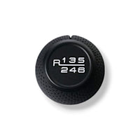 JSD 6-Speed Shift Knob; Black Perforated Leather (15-25 Mustang GT, Dark Horse)