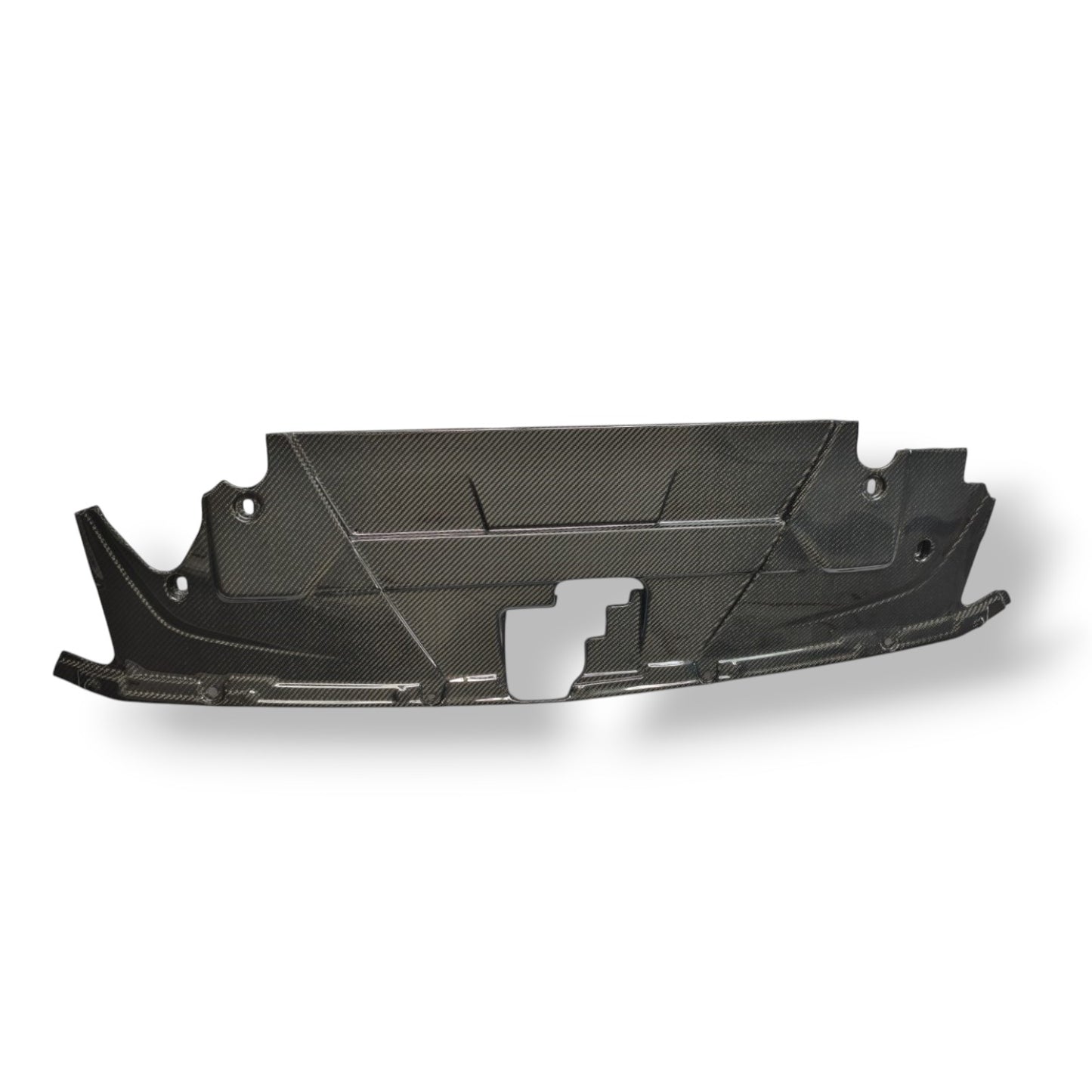 JSD Replacement Radiator Cover for Mustang 2024-2025, Gloss Carbon Fiber