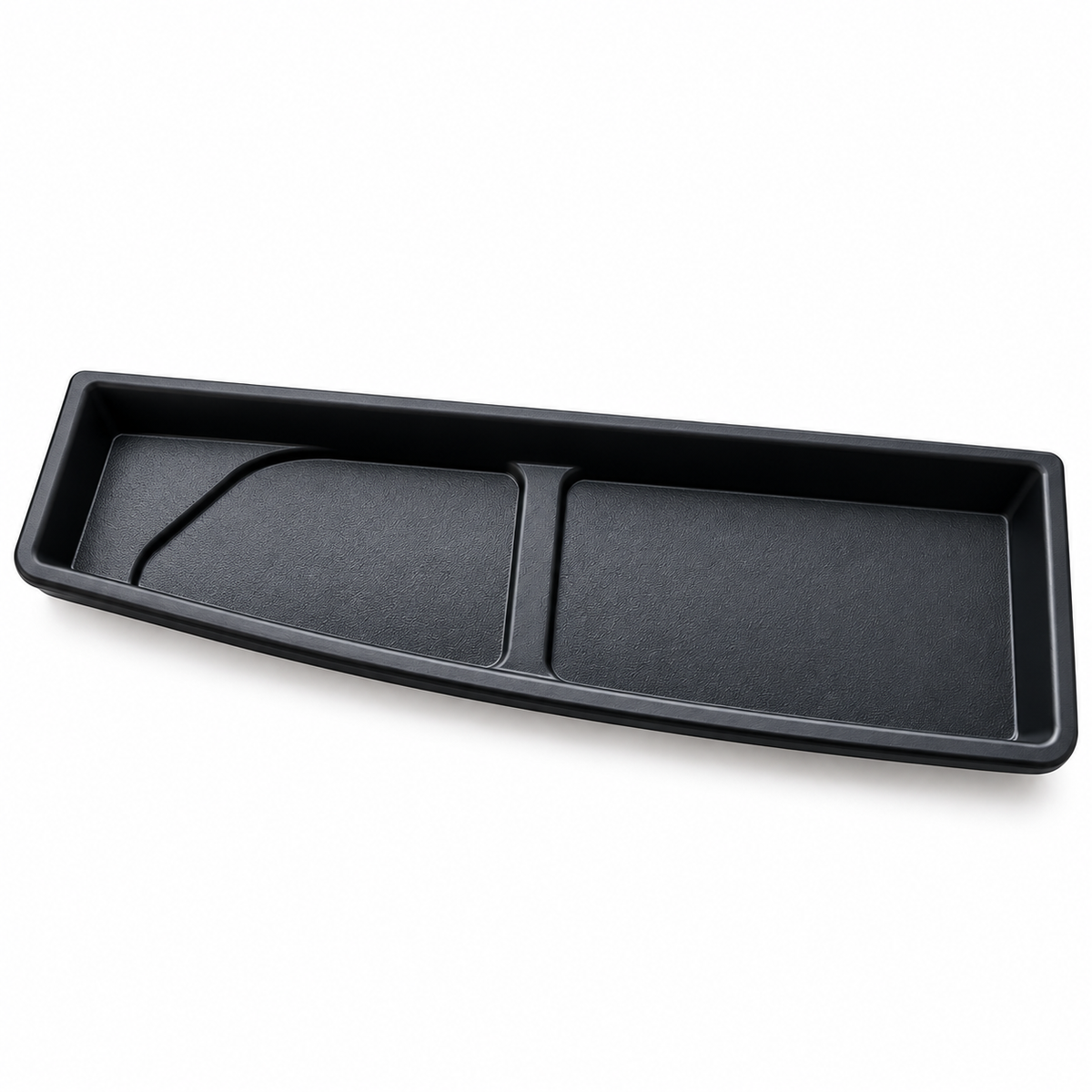 JSD Space 2PCS Front Dashboard Storage Box Tray Trim – Black, Fitment:2021–2024 Ford Bronco (2-Door & 4-Door Models) Note: Not Compatible with Bronco Sport
