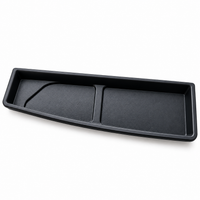 JSD Space 2PCS Front Dashboard Storage Box Tray Trim – Black, Fitment:2021–2024 Ford Bronco (2-Door & 4-Door Models) Note: Not Compatible with Bronco Sport