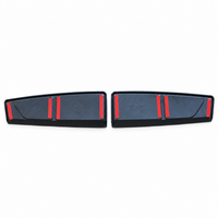 JSD Space 2PCS Front Dashboard Storage Box Tray Trim – Black, Fitment:2021–2024 Ford Bronco (2-Door & 4-Door Models) Note: Not Compatible with Bronco Sport