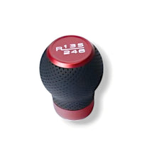 JSD 6-Speed Shift Knob; Black Perforated Leather (15-25 Mustang GT, Dark Horse)