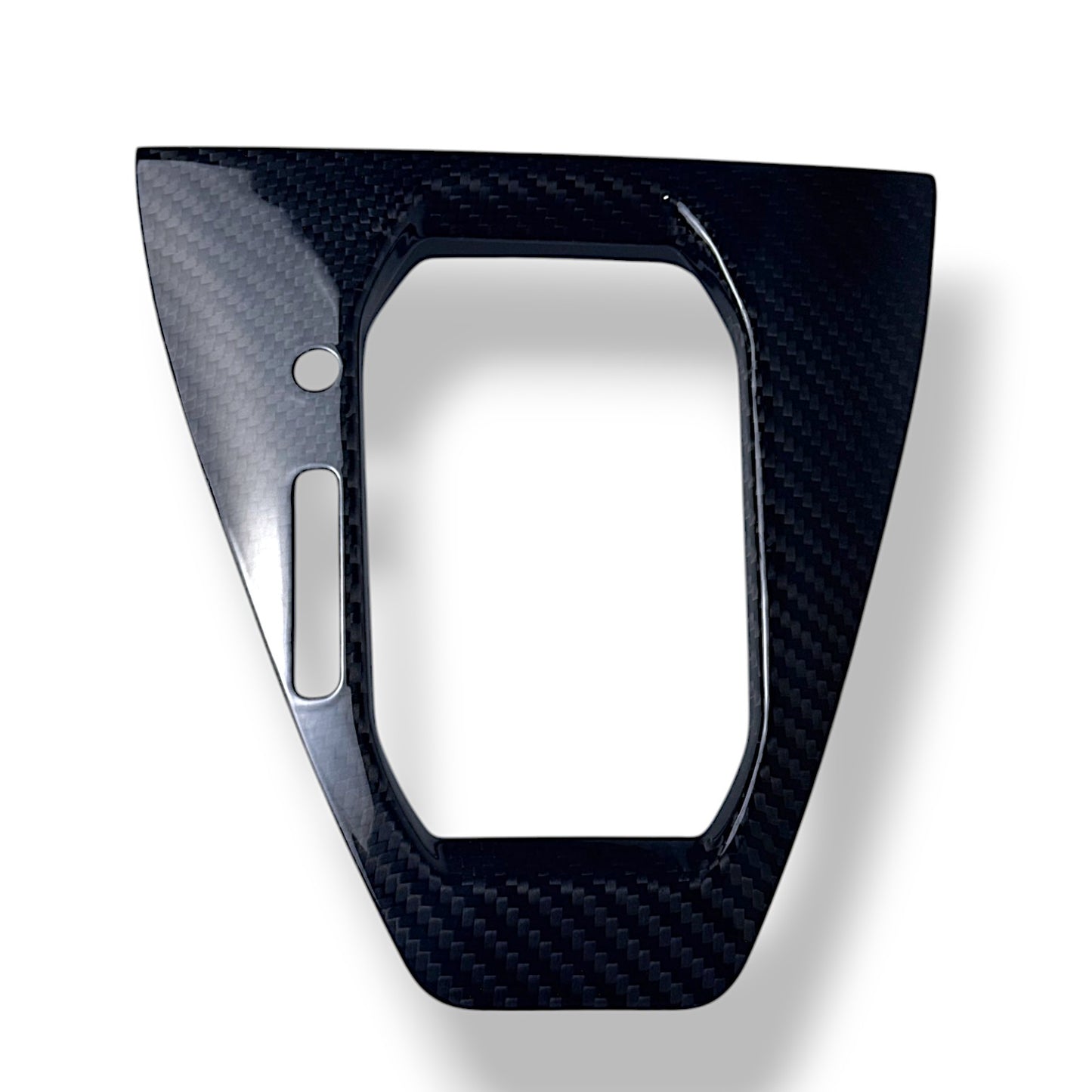 JSD Dry Carbon Fiber Shifter Trim for 2024 2025 Mustang Automatic Transmission
