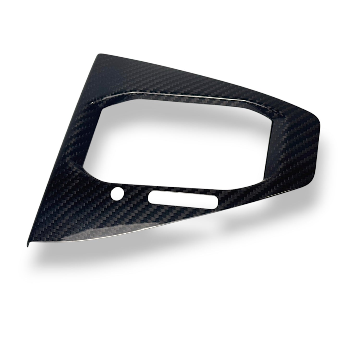 JSD Dry Carbon Fiber Shifter Trim for 2024 2025 Mustang Automatic Transmission