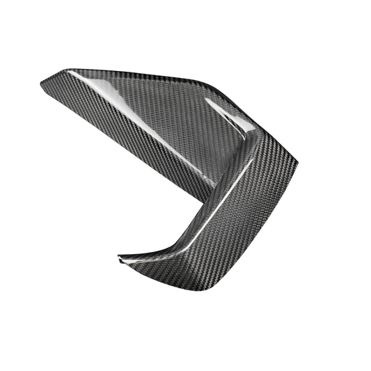 JSD Dry Carbon Fiber Lower Corner Grille Inserts; （2024-2025 Mustang GT）