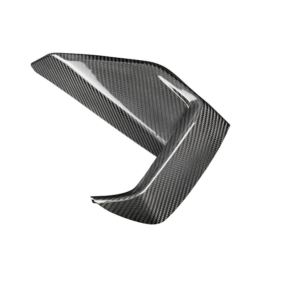 JSD Dry Carbon Fiber Lower Corner Grille Inserts; （2024-2025 Mustang GT）