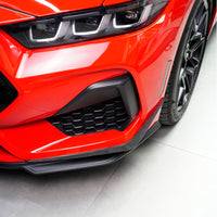 JSD Dry Carbon Fiber Front Splitter Canards for 2024+ Mustang GT