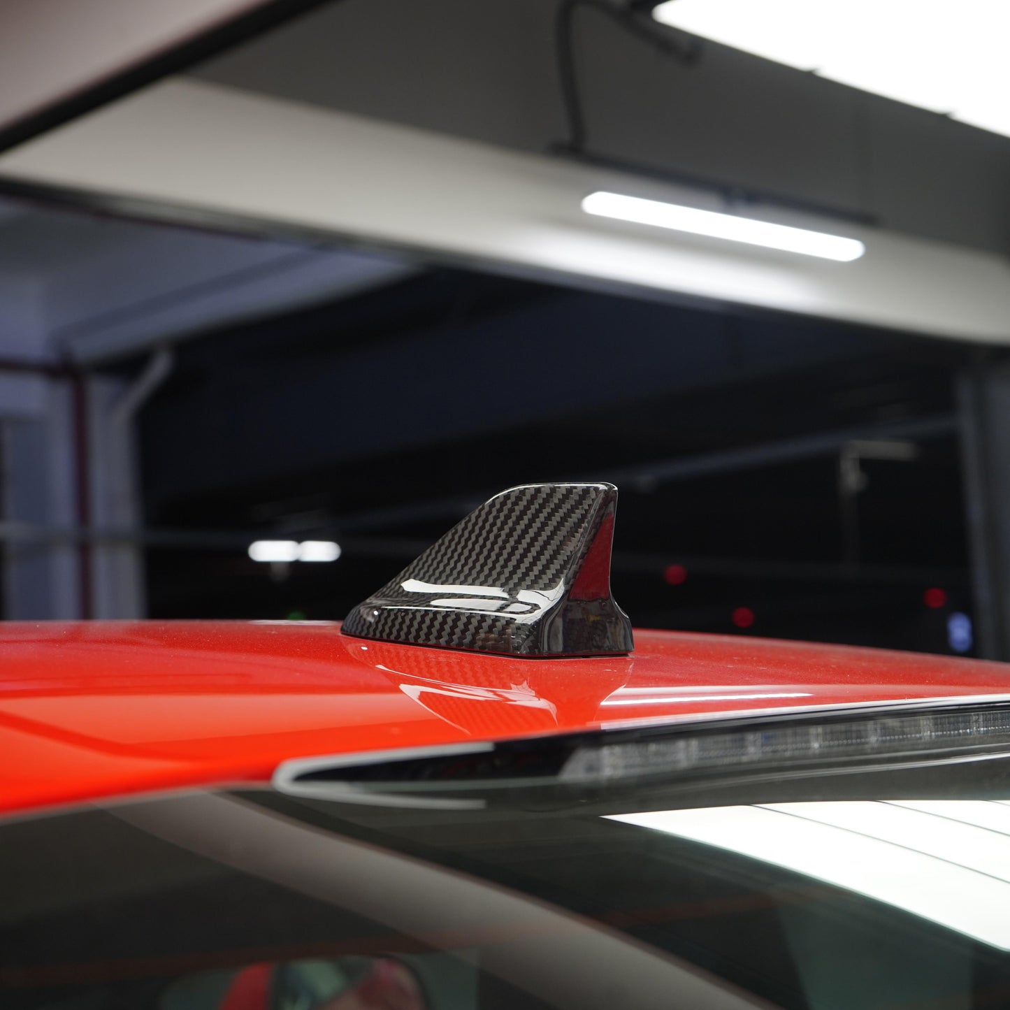 JSD Dry Carbon Fiber Antenna Cover for 2024 2025 Mustang