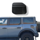 JSD Space USA Flag Style Fuel Door Cover Gas Tank Door Trim fits Ford Bronco Accessories 2021+, Carbon Fiber Style
