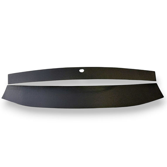 JSD Real Gloss Carbon Fiber 2-Piece Decklid Panel fits 2024+ Ford Mustang