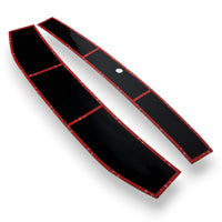 JSD Real Gloss Carbon Fiber 2-Piece Decklid Panel for 2024-2025 Ford Mustang
