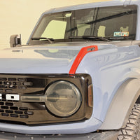 Hood Trail Sights Cover Trim for Ford Bronco 2 Door 4 Door 2021 2022 2023 2024 2025 Accessories Engine Hood Hinge Cover Hood Side Release Handle Decoration