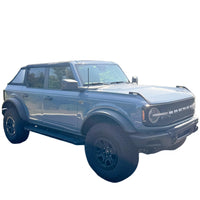 JSD Space Bull Bar Black Powder fits Ford Bronco Accessories 2021+,  fits Bronco 2/4-Door Front Bumper Grille Guard