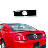 JSD Decklid Blackout Panel with Hole for 2010-2012 Ford Mustang, Gloss Black