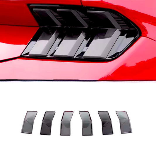 Tint My Light 6-piece Smoked Acrylic Taillight Covers for 2024+ Ford Mustang all Models