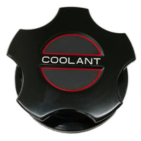 JSD Space Billet Aluminum Coolant Radiator Cap Cover for Ford Mustang 2015-2025; Anodized Black