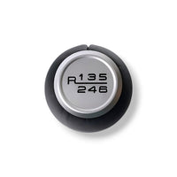 JSD 6-Speed Shift Knob; Black Leather (15-25 Mustang GT, Dark Horse)