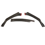 JSD 3-Piece Chin Spoiler for 2024 Mustang GT, EcoBoost, Real Carbon Fiber