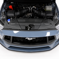 JSD Replacement Radiator Cover for Mustang 2024+, Matte Carbon Fiber