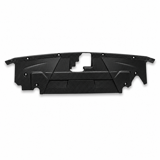 JSD Replacement Radiator Cover for Mustang 2024+, Matte Carbon Fiber
