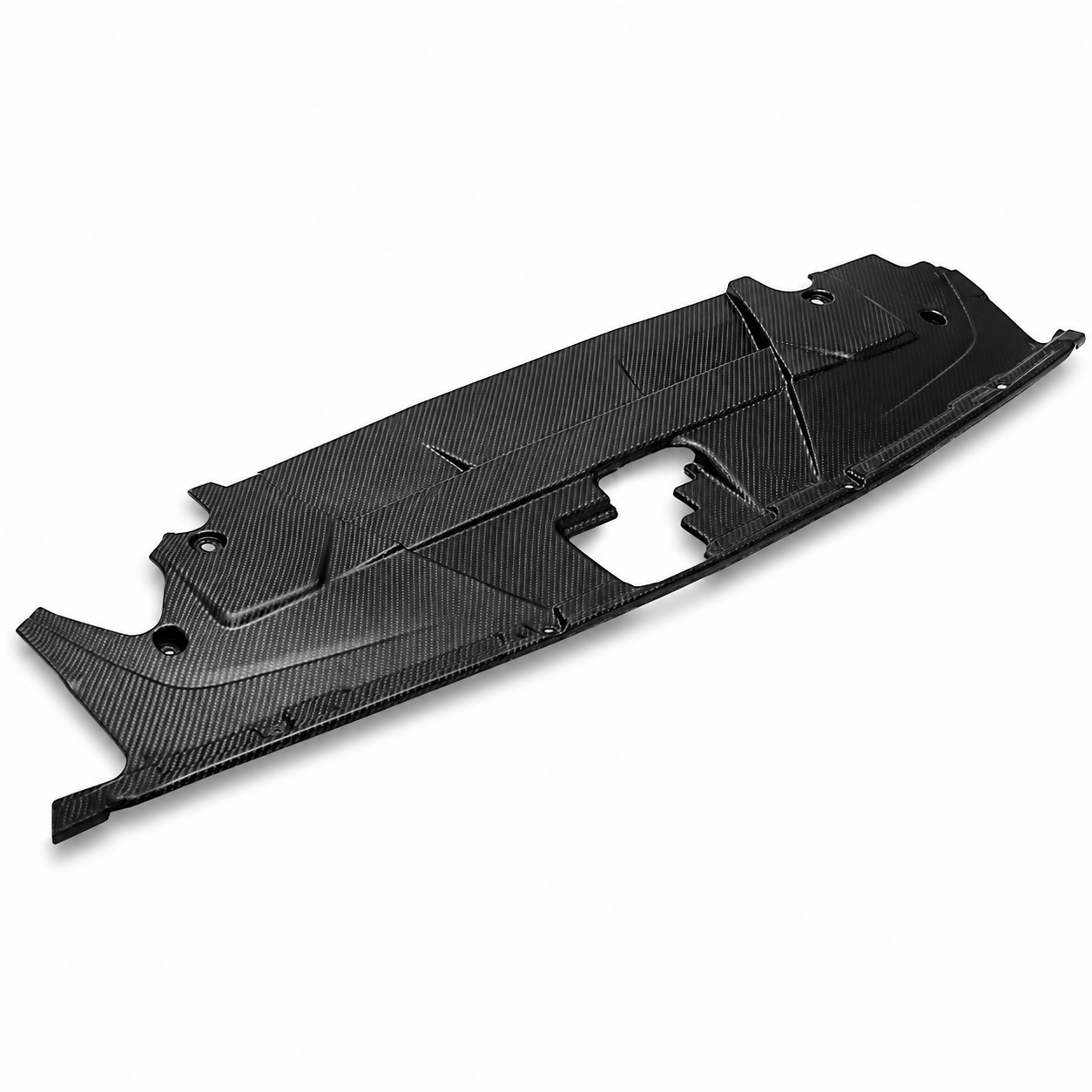 JSD Replacement Radiator Cover for Mustang 2024+, Matte Carbon Fiber