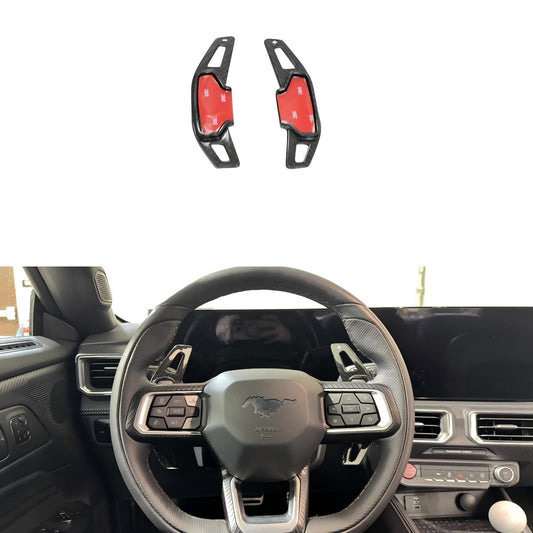 JSD Dry Carbon Fiber Paddle Shifter Extensions For 2024-2025 Mustang