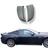 JSD Side Scoops for 2024+ Mustang, Matte Black