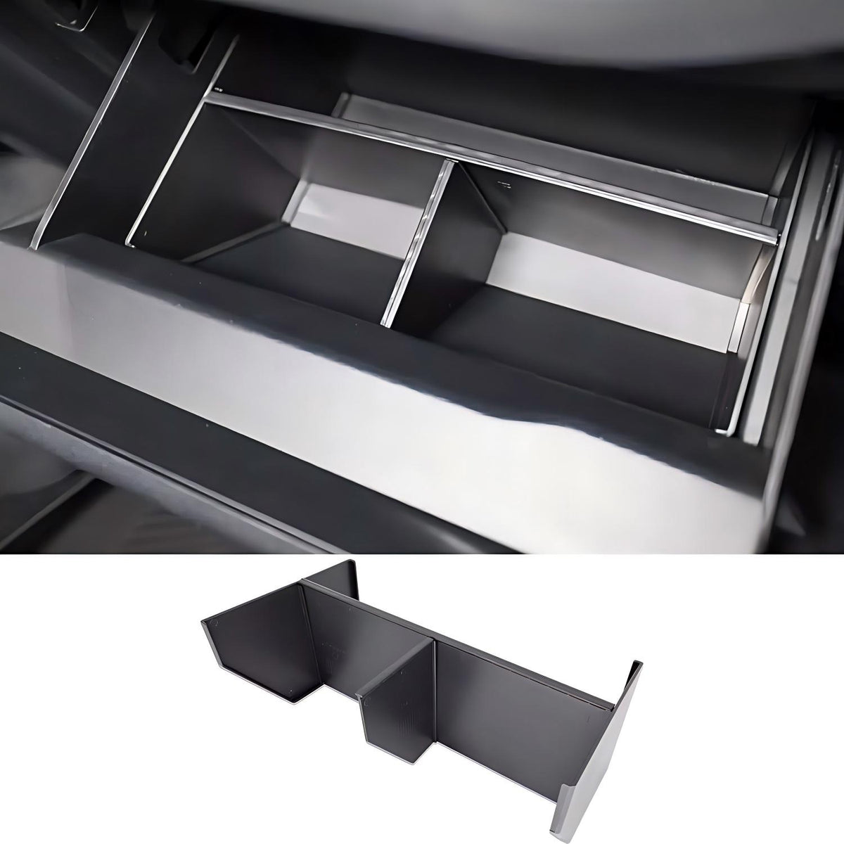 JSD Glove Box Organizer Dividers for 2021-2026 Ford Bronco 2/4-Door, Interior Storage Divider Inserts (Not for Bronco Sport)