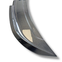 JSD V-Style Rear Trunk Spoiler for Ford Mustang 2024+, Real Gloss Carbon Fiber