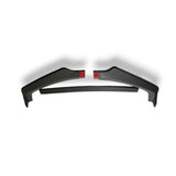 JSD 3-Piece Chin Spoiler for 2024 Mustang GT, EcoBoost W/O PERFORMANCE PACK, Real Carbon Fiber