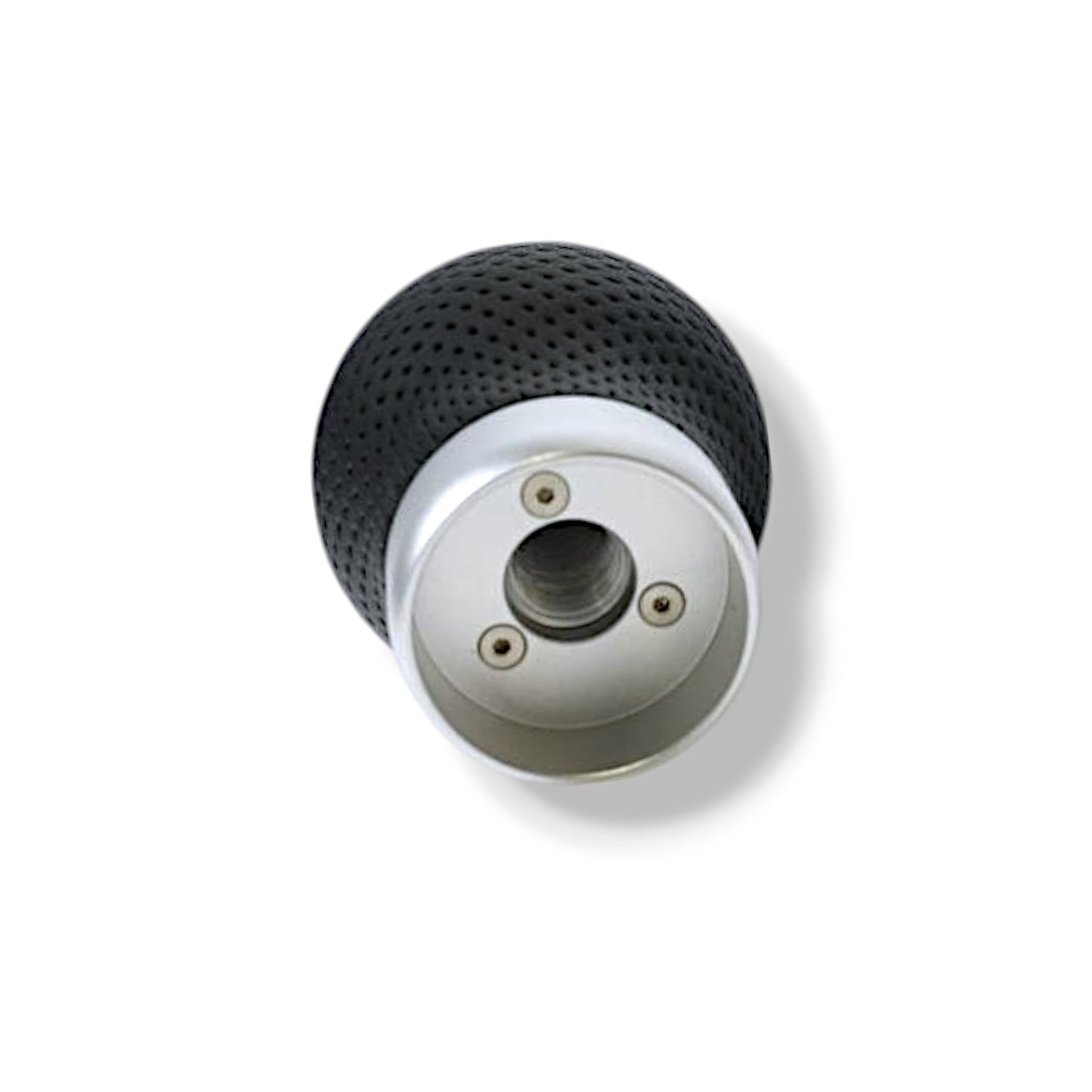 JSD 6-Speed Shift Knob; Black Perforated Leather (15-25 Mustang GT, Dark Horse)