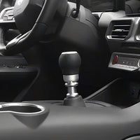 JSD 6-Speed Shift Knob; Black Perforated Leather (15-25 Mustang GT, Dark Horse)