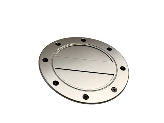 JSD Modern Style Replacement Fuel Door for Ford Mustang 2024 2025 All Models, Silver