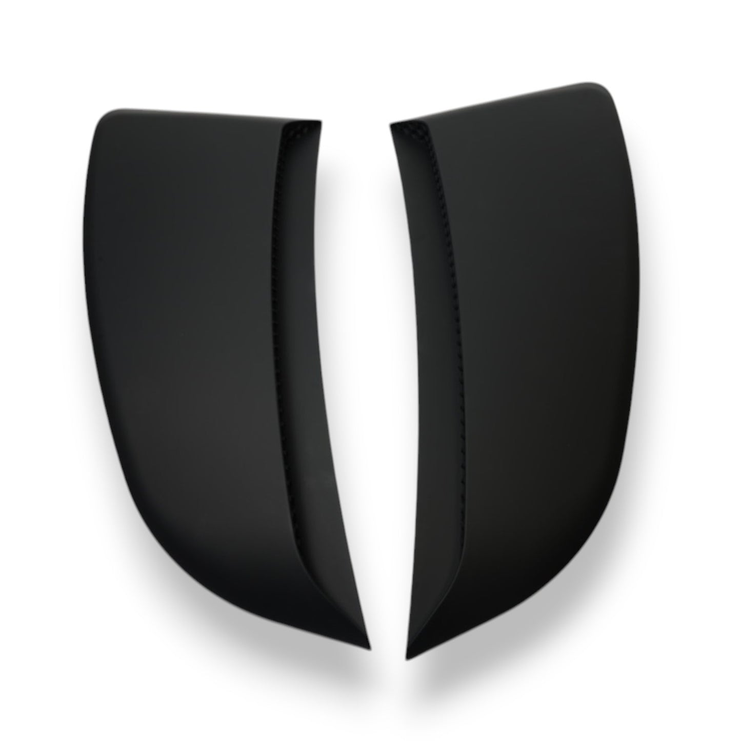 JSD Side Scoops for 2024+ Mustang, Matte Black Primer