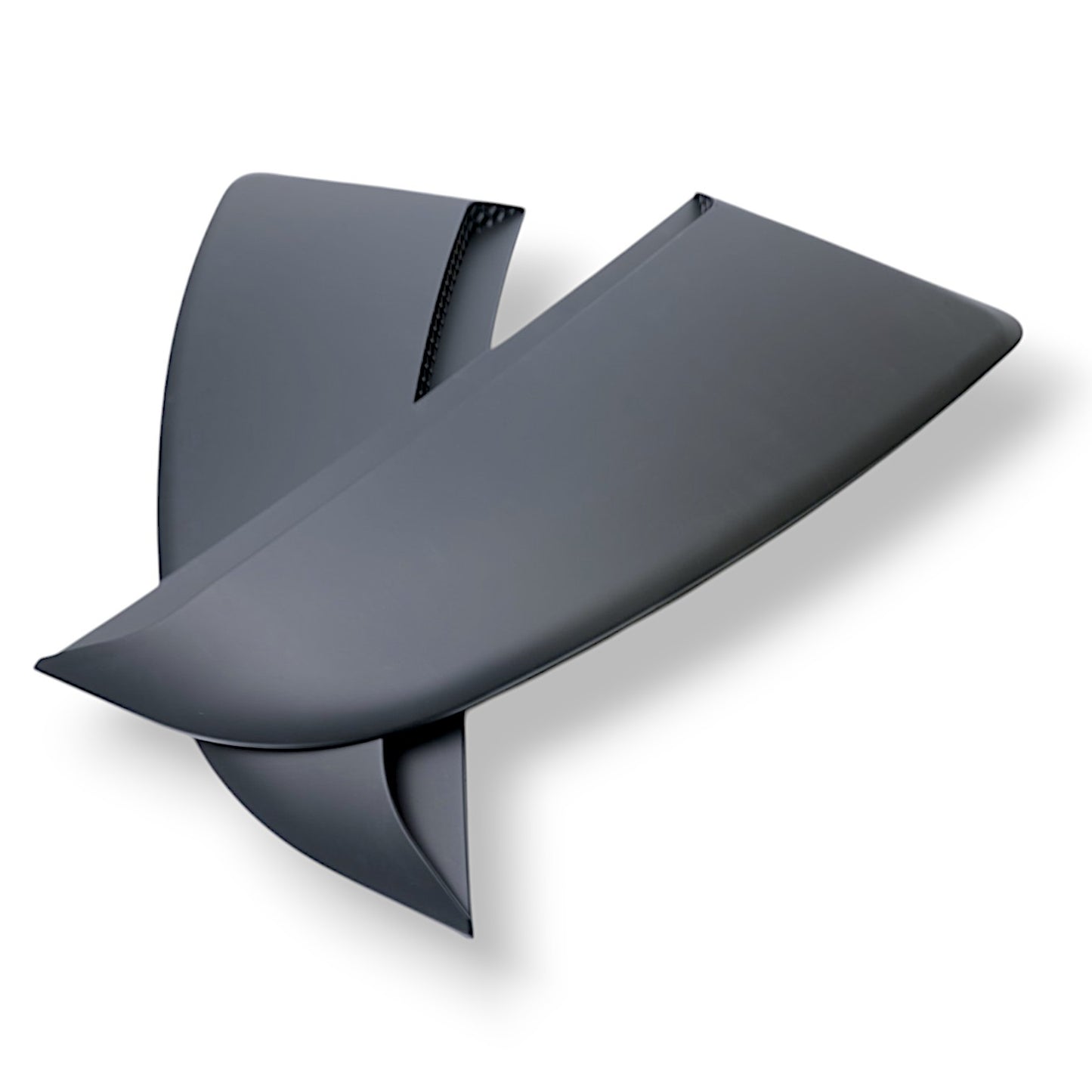 JSD Side Scoops for 2024+ Mustang, Matte Black Primer