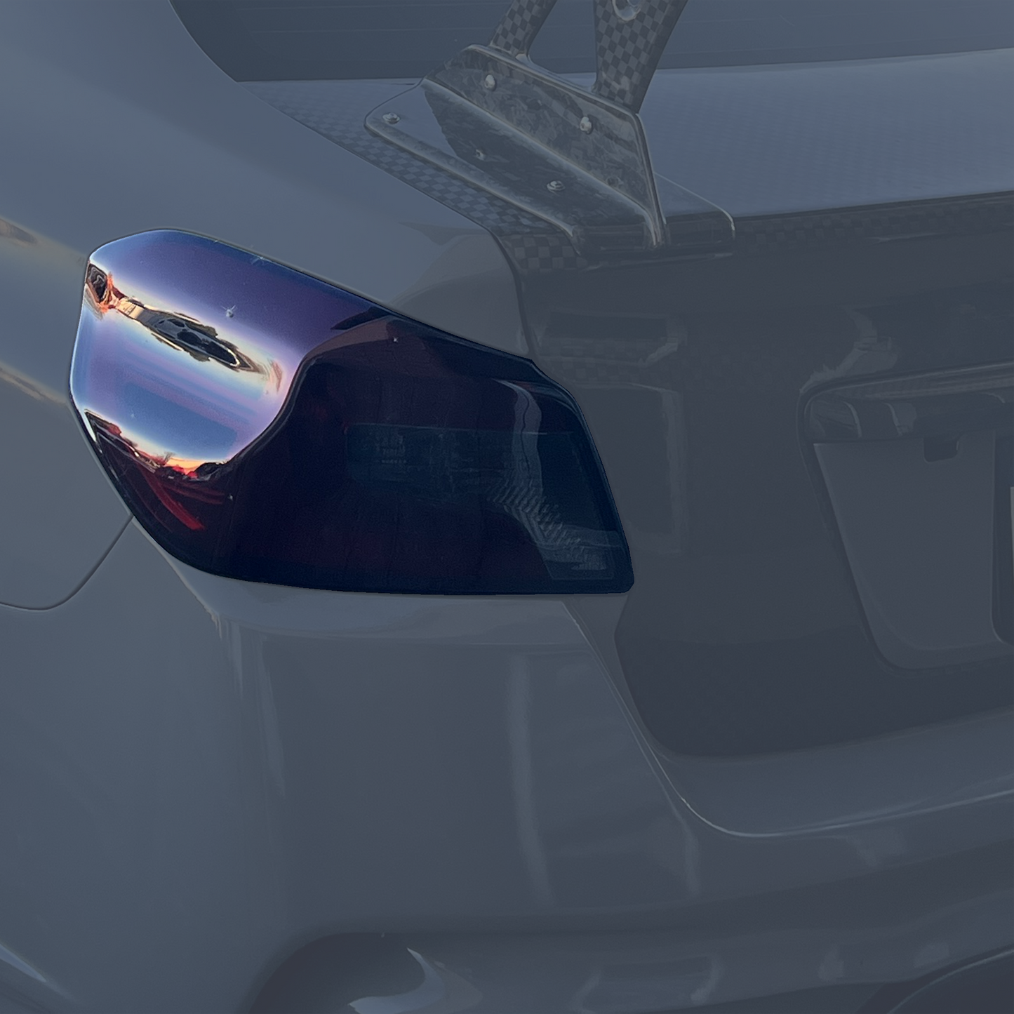 Smoked Tail Light Covers for 2015-2021 Subaru WRX/STI By Tint My Light
