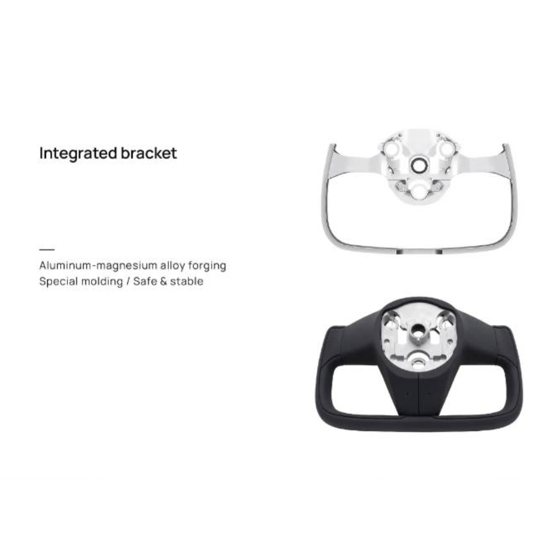 JSD Yoke Steering Wheel 2.0 for 2019-2023 Tesla Model 3/ Tesla Model Y