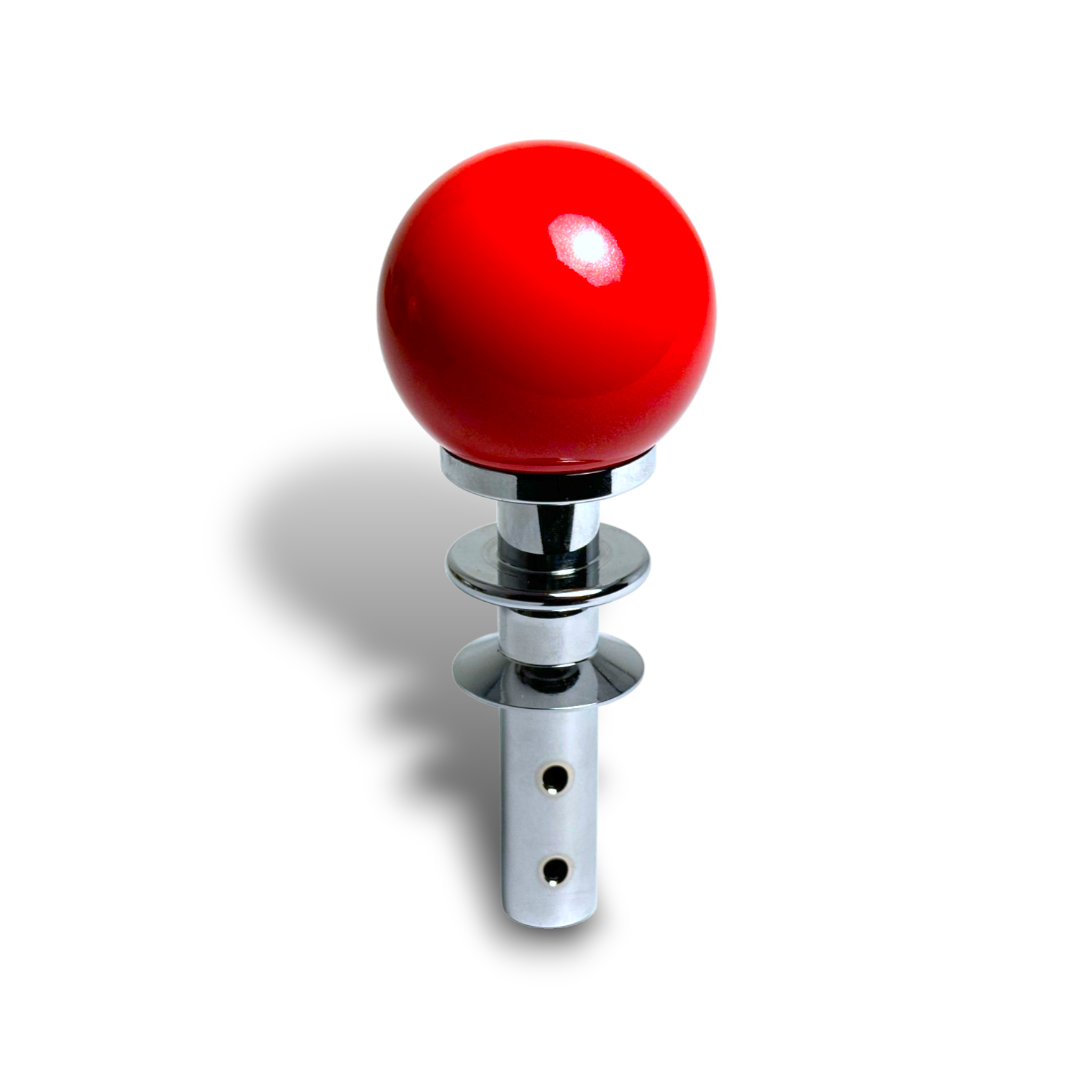 JSD Automatic Shifter Handle for 2015-2025 Mustang; Red  (NOT COMPATIBLE FOR GT350 & GT500)