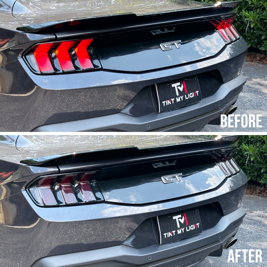 TML Smoked Acrylic Tail Light Covers for 2024+ Ford Mustang