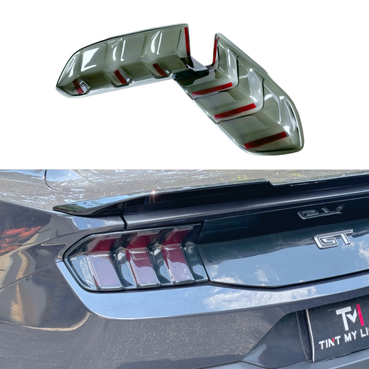 TML Smoked Acrylic Tail Light Covers for 2024+ Ford Mustang