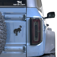 Tint My Light Smoked Acrylic Taillight Covers for Ford Bronco 2021+