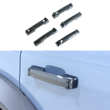 JSD Door Handle Covers for Bronco 2021+ 5-door, Carbon Fiber Style