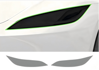 Smoked Head Light Tints for Tesla 2024+ Model 3 by Tint My Light